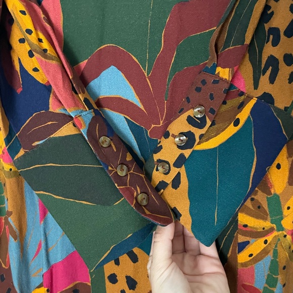 Leopards Jungle High Neck Midi Dress - Picture 10 of 15